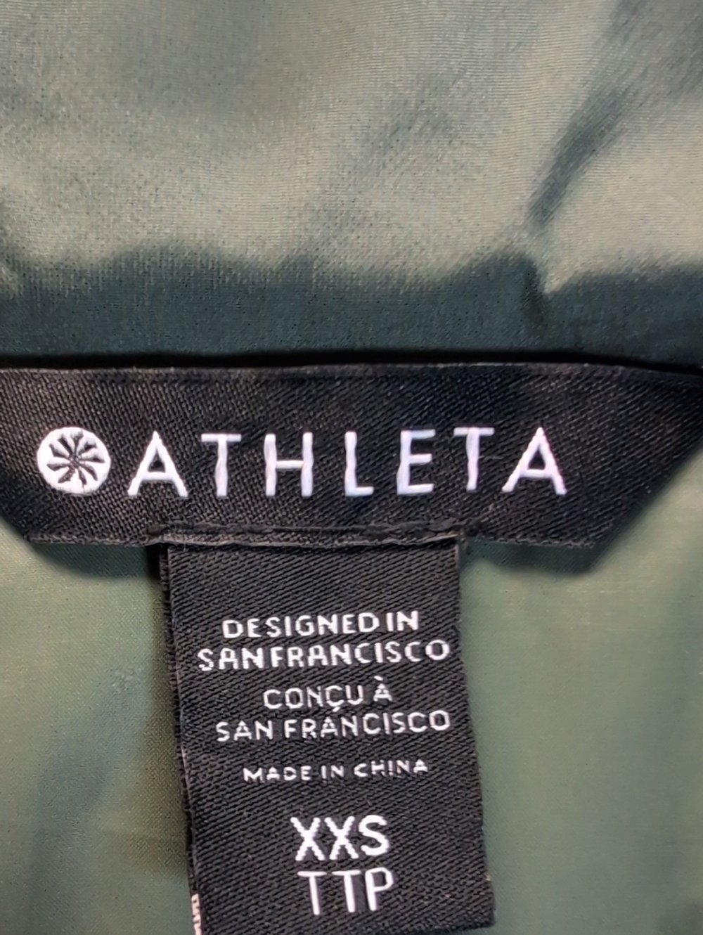 Athleta Incline Hybrid Jacket Size XXS Deep Fern EUC - Picture 10 of 12
